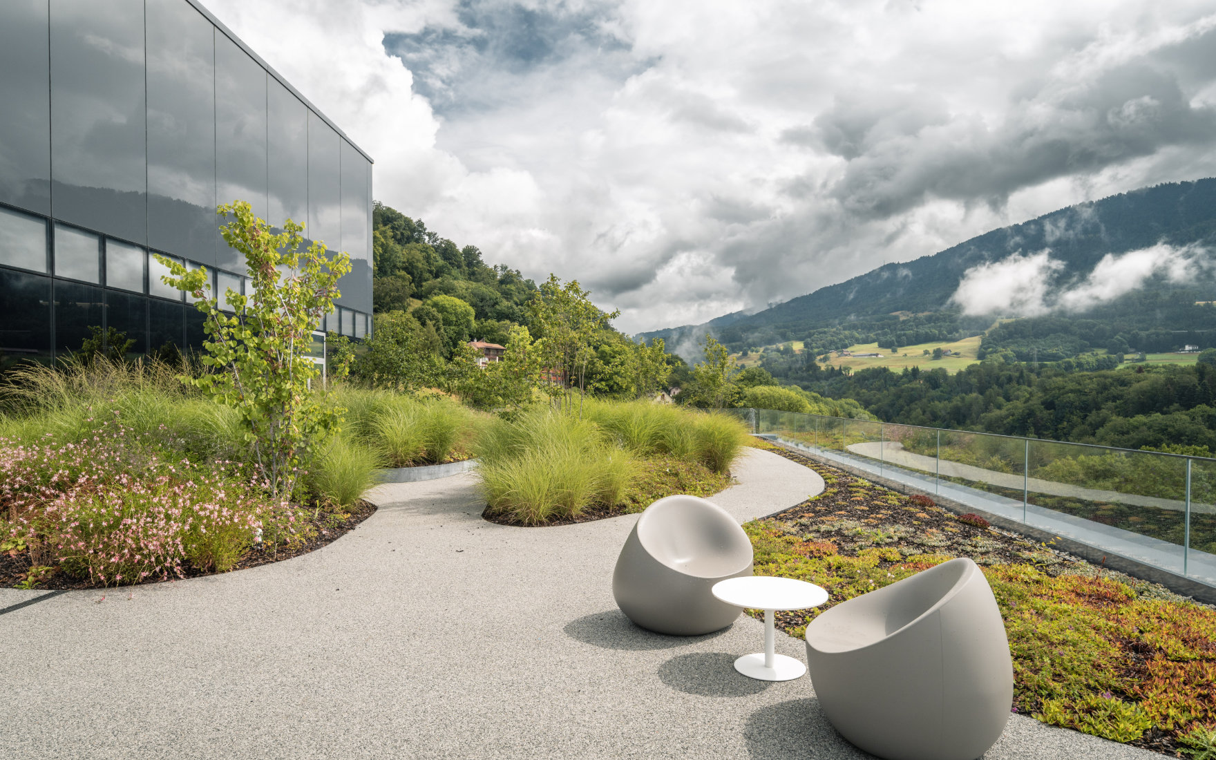 toit terrasse jardin laboratoire