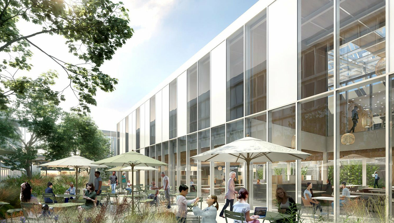 jardin extérieur hôpital