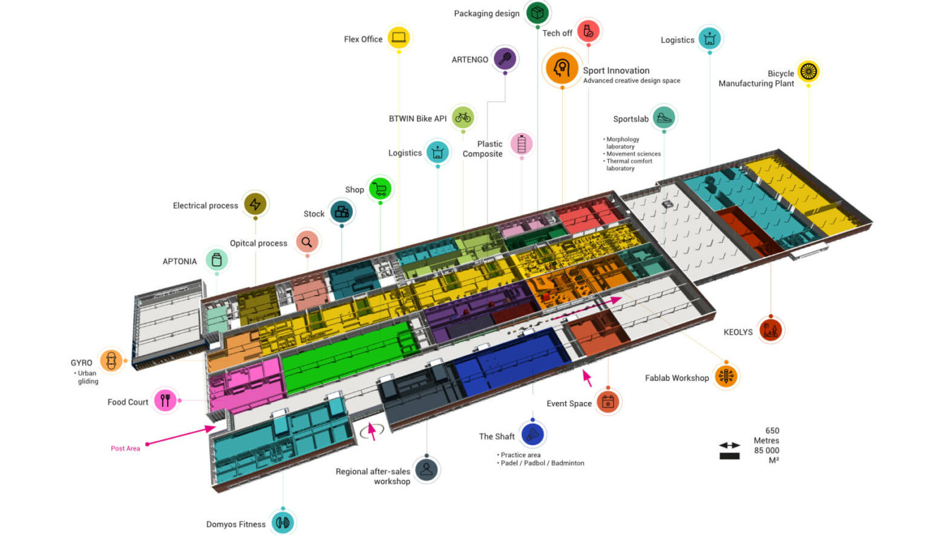 Plan axonometrie btwin village
