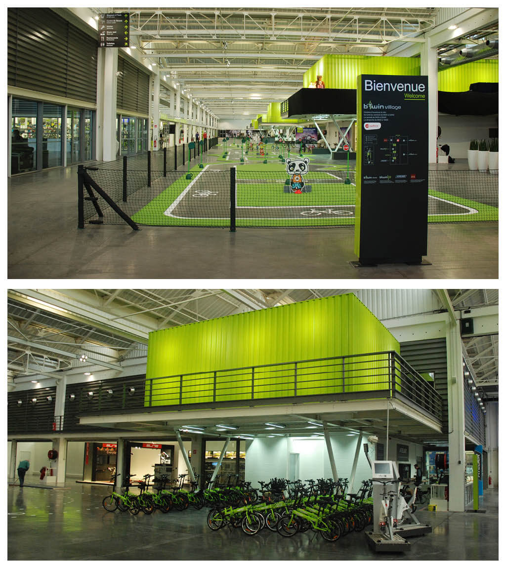 Montage intérieur du btwin village