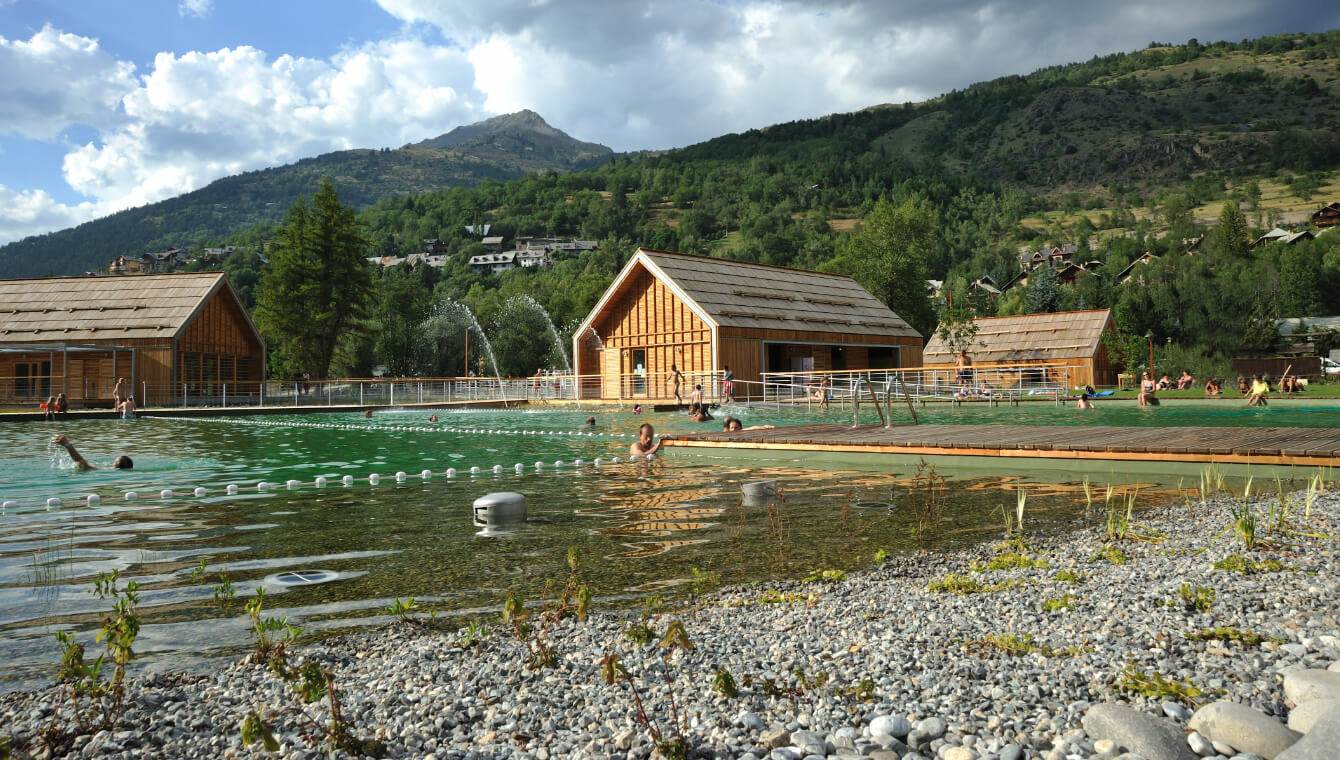 Bord de la baignade écologique