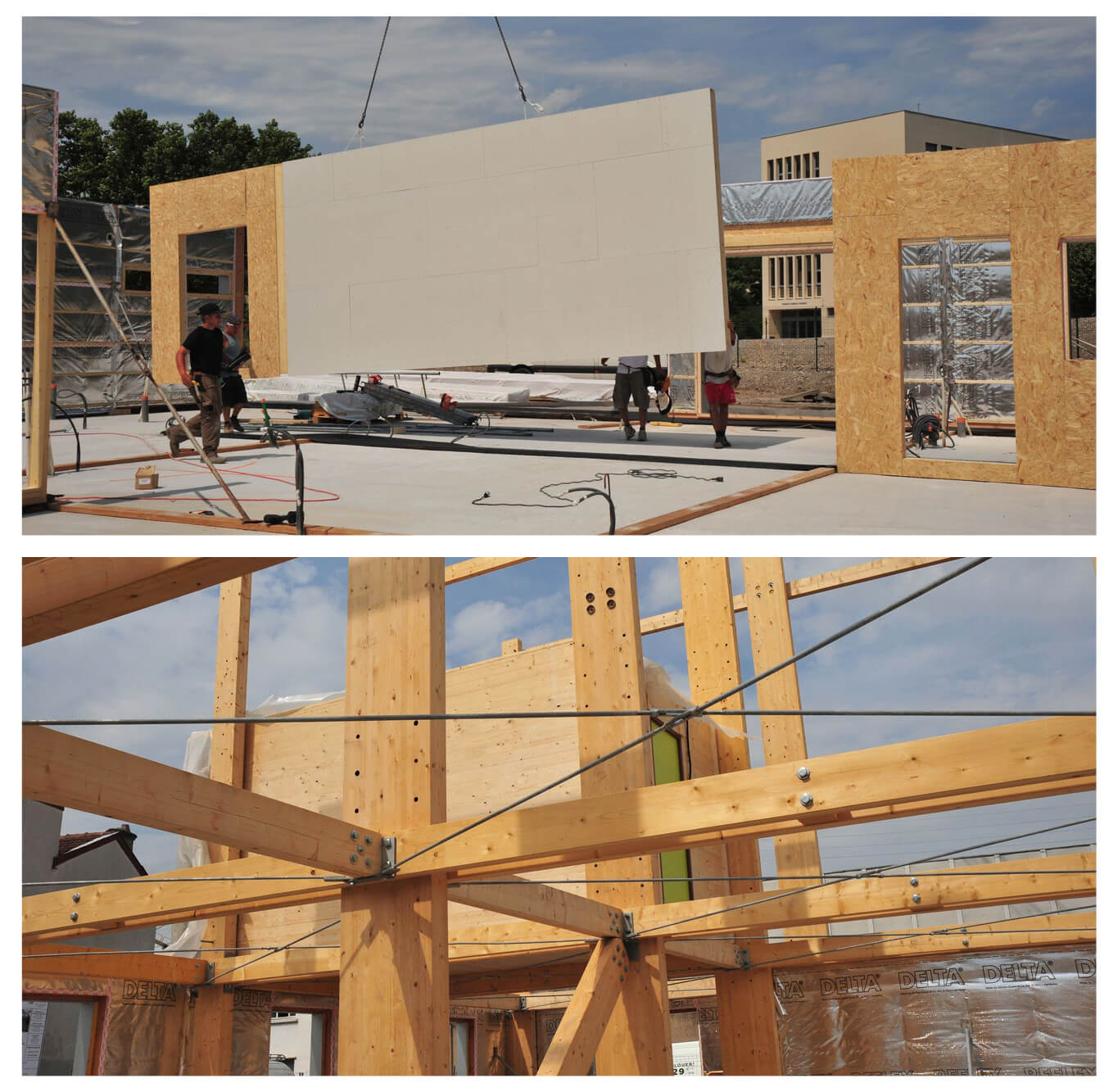 Construction modulaire des foyers maison de Rodolphe