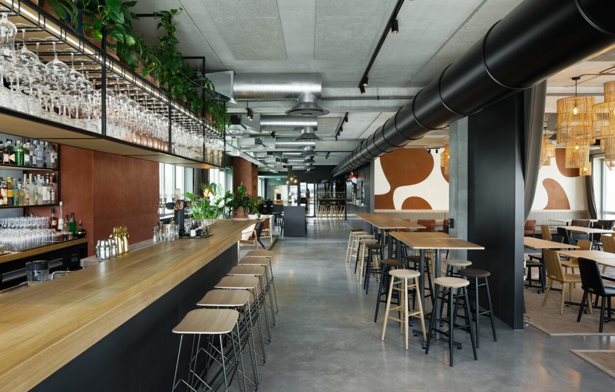 architecture moderne restaurant supernova