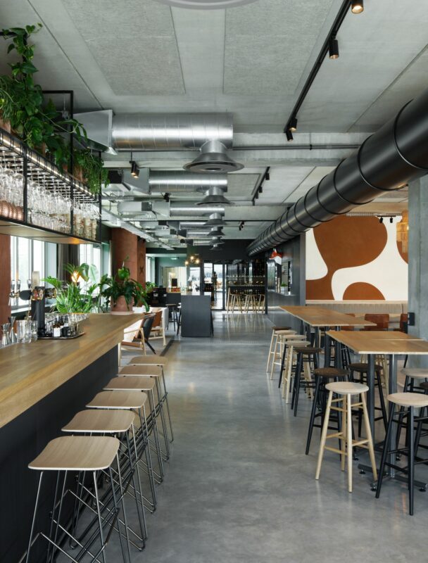 architecture moderne restaurant supernova