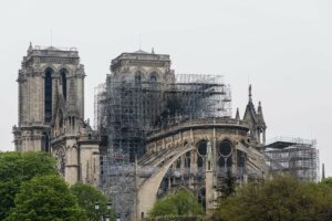 Notre-Dame de Paris en cours de rénovation