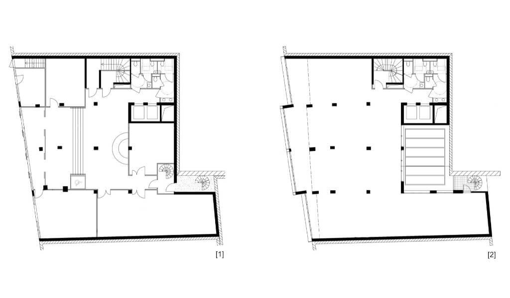 Plans des étages du 69-71 Beaubourg