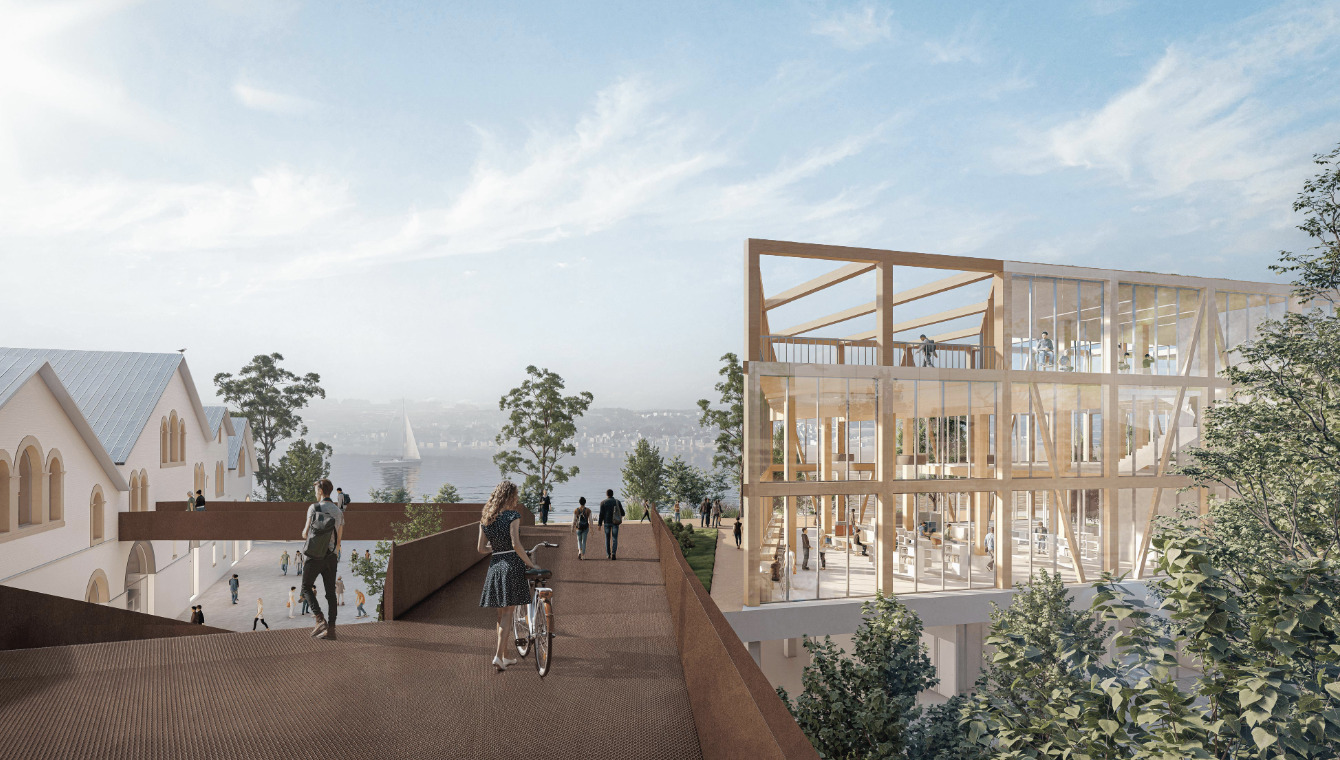 Passerelle école uetikon