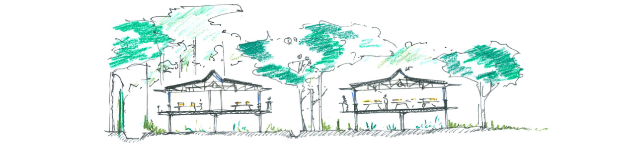 Croquis de house boat
