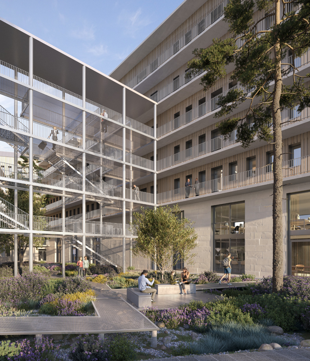 Vue du jardin motion