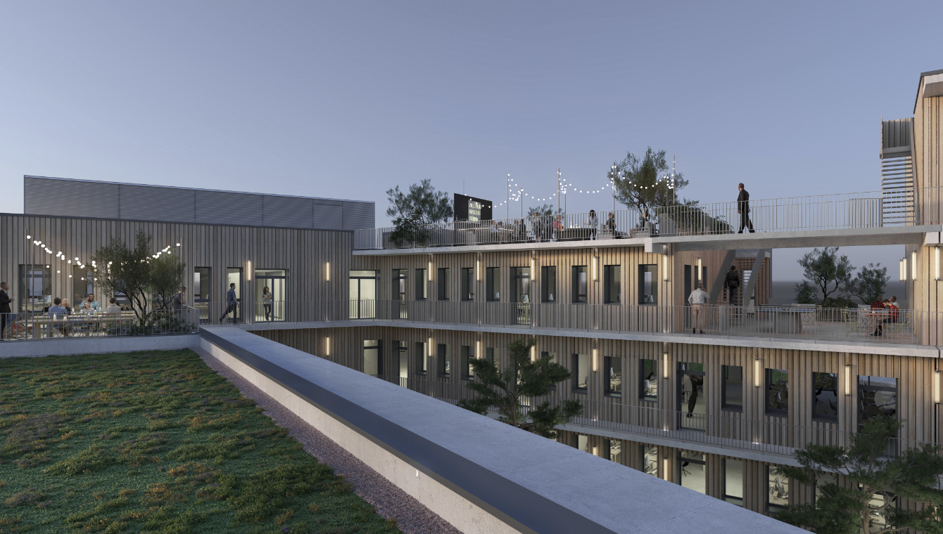 Vue de la terrasse Motion