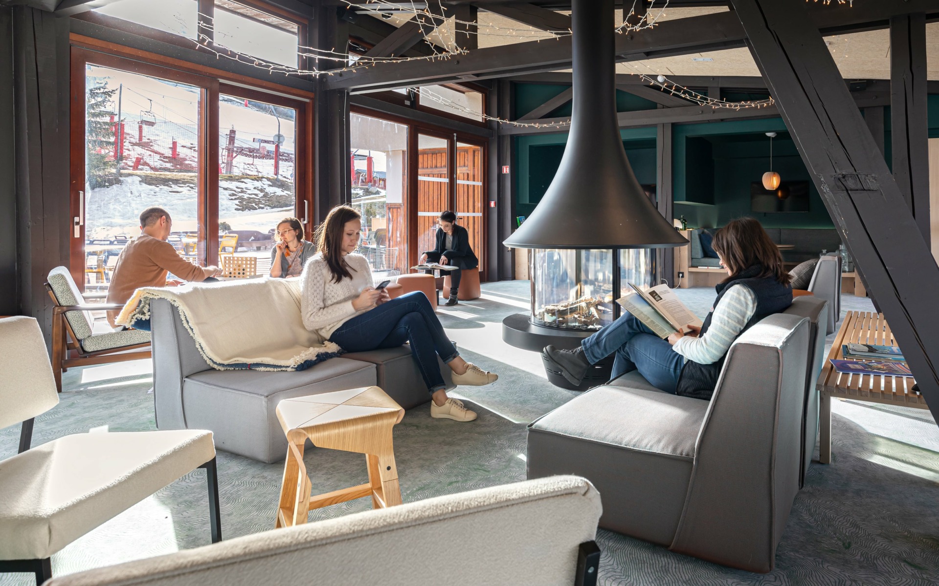 Charlotte Perriand - Charlotte Perriand for Hotel de la Cachette les Arcs  lounge comfy chair