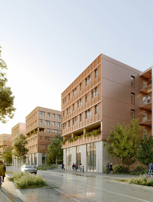 Komorebi vue piéton