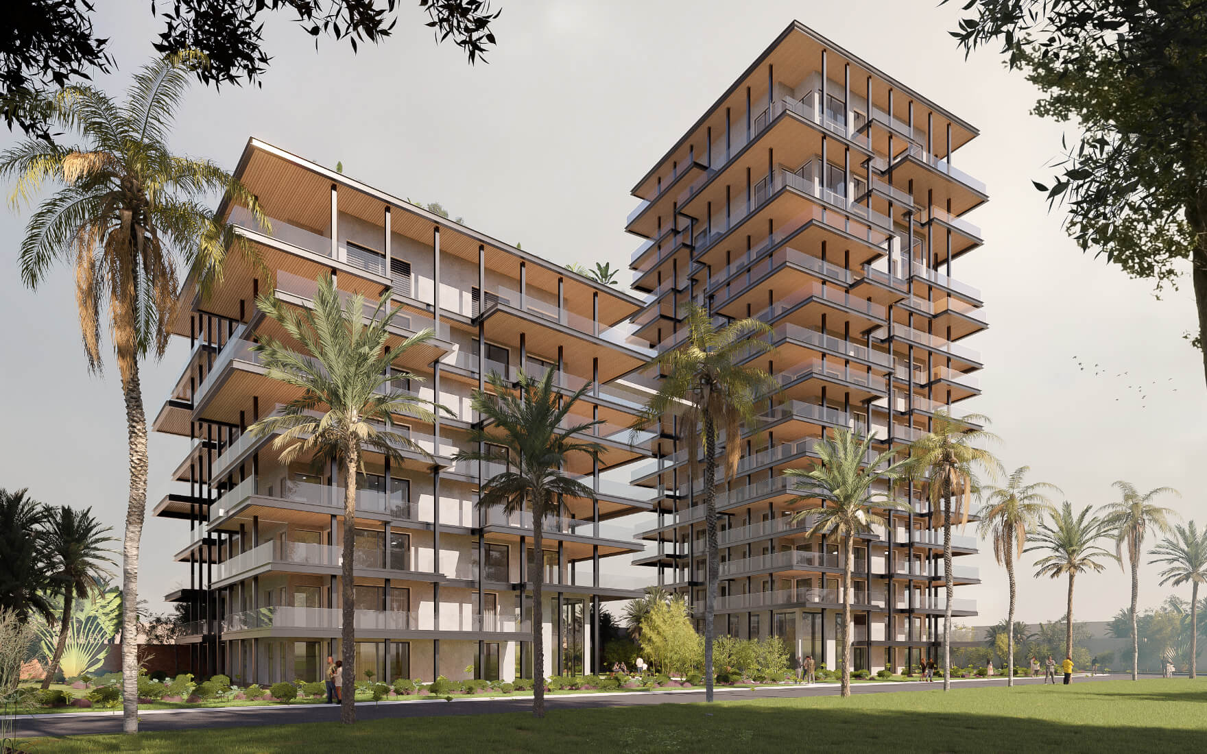 Extérieur des logements du Park Alarobia
