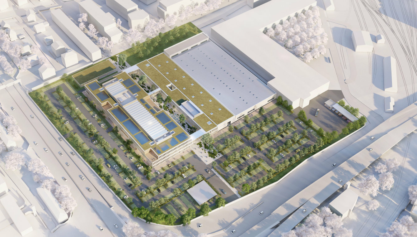 vue aérienne projet NTN SNR