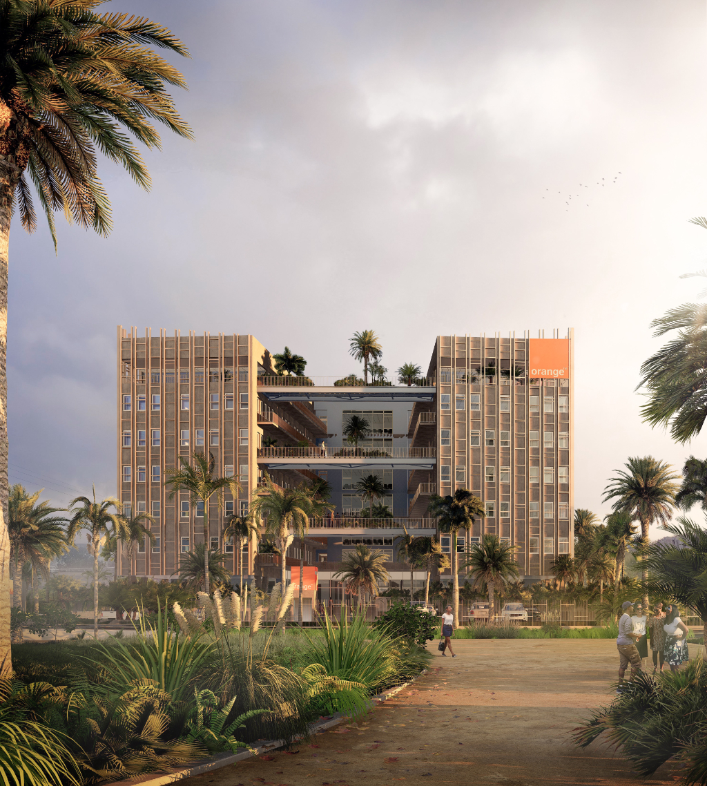 extérieur paysage siège orange Guinée