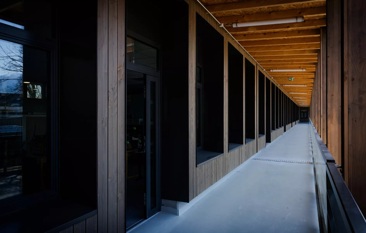 Zoom sur le bois de l'école