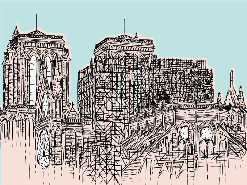 illustration notre dame de paris