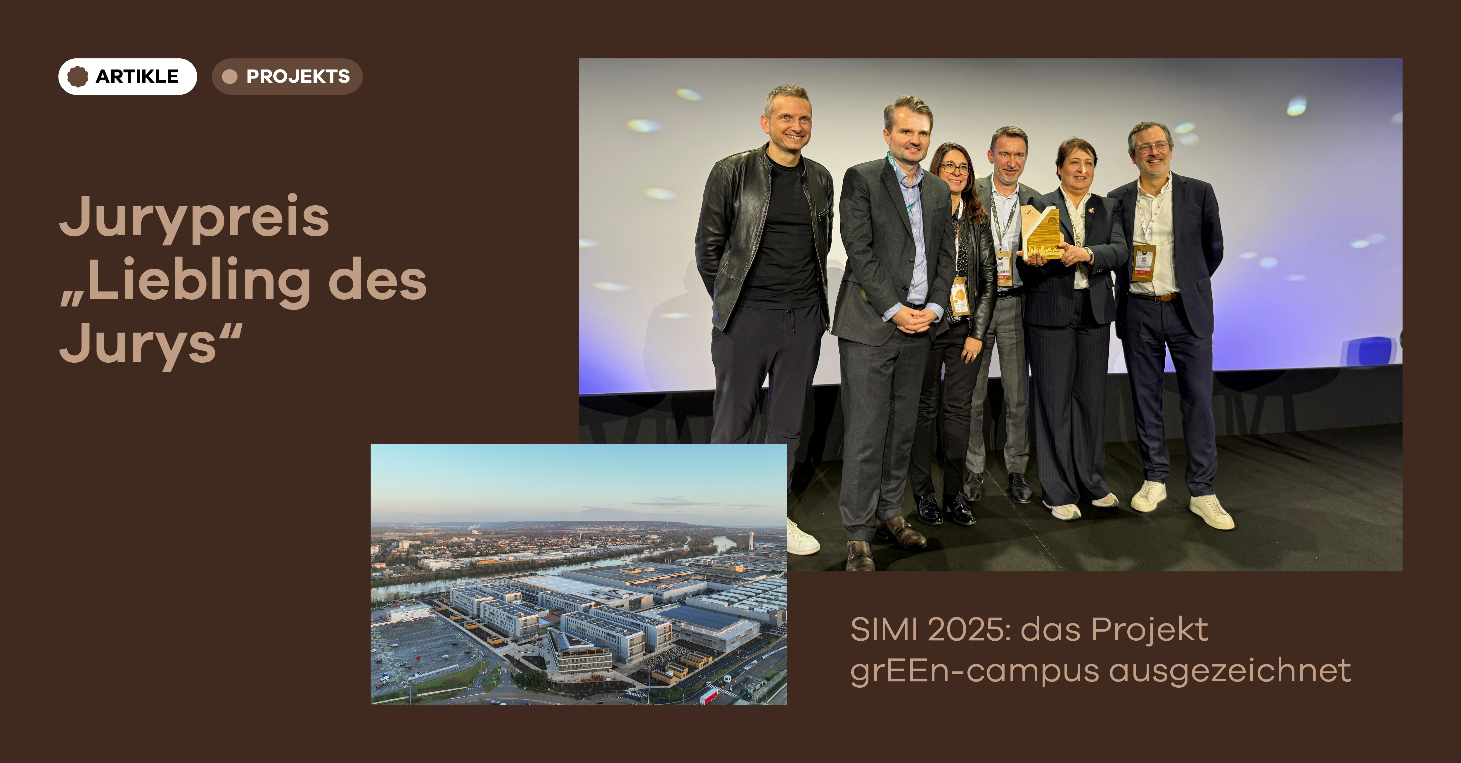 SIMI 2025: das Projekt grEEn-campus ausgezeichnet
