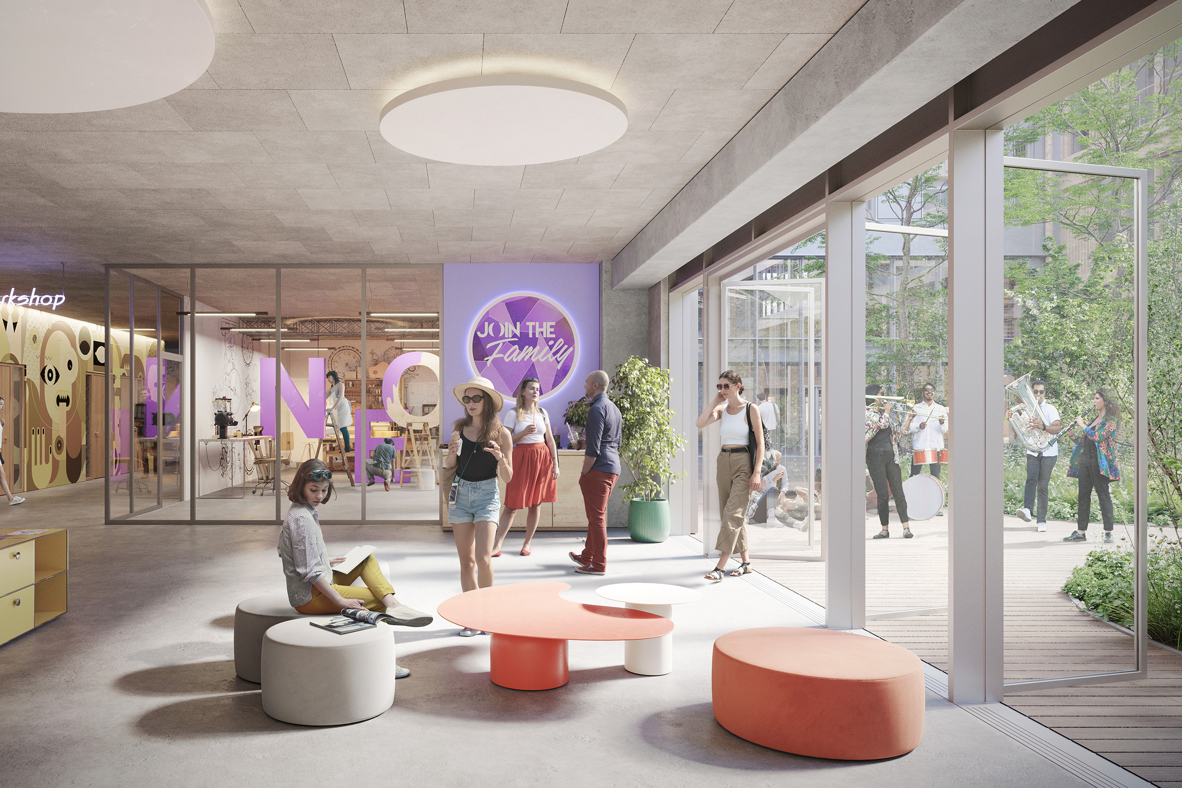 Baustelle des zukünftigen NEOMA‑Campus in Reims: Die hybride Holzstruktur ist fertiggestellt