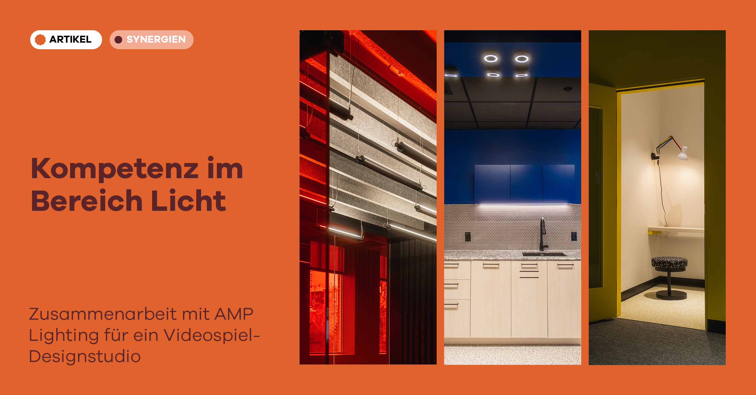 Licht gestalten, um Kreativität zu fördern: Anwendungsfall eines Videospiel‑Designstudios