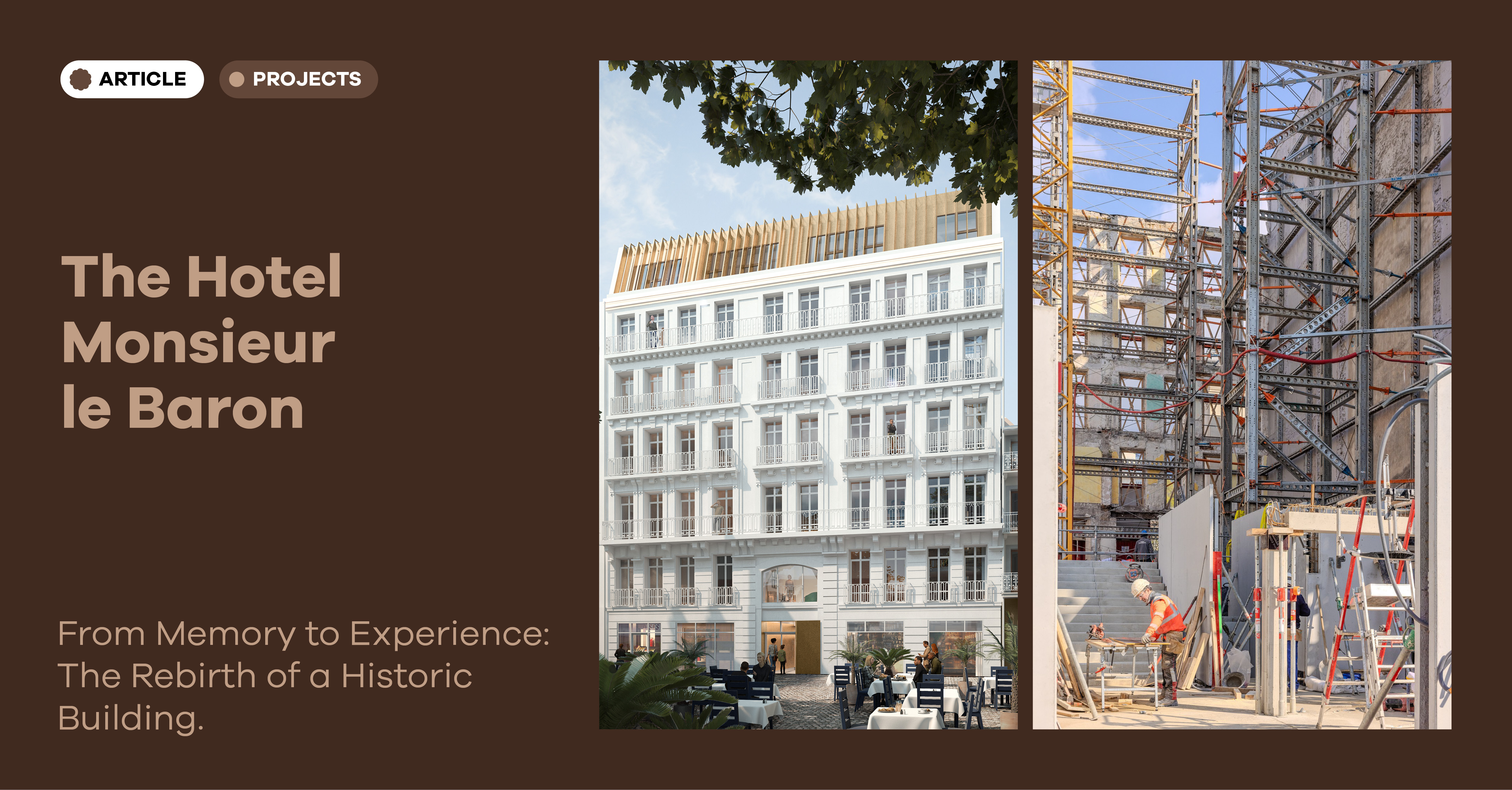 Hôtel Monsieur le Baron, a new life for this emblematic hotel in Aix-les-Bains