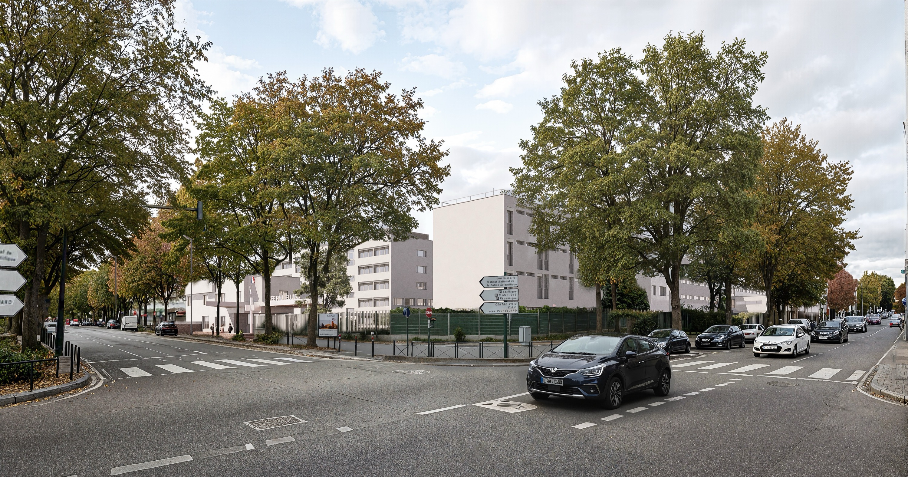 Patriarche and Autumn win the energy renovation competition for Lycée Paul Éluard in Saint-Denis.