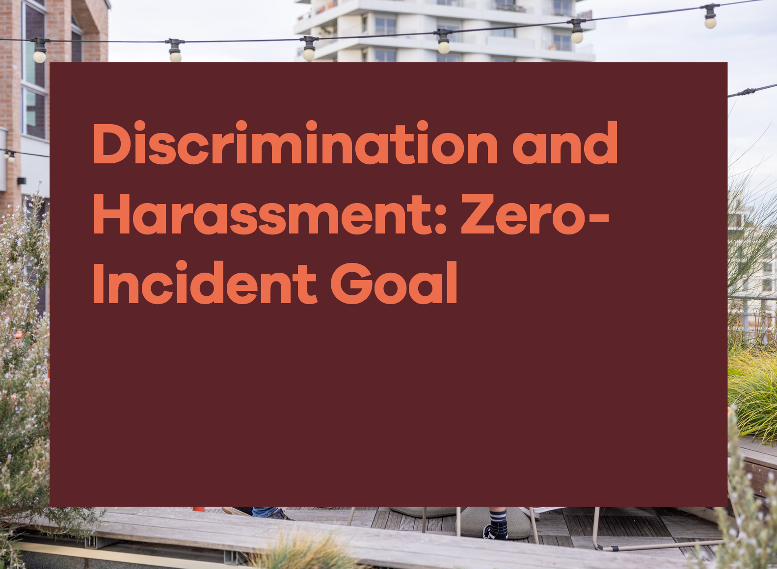 discrimination et harcèlement