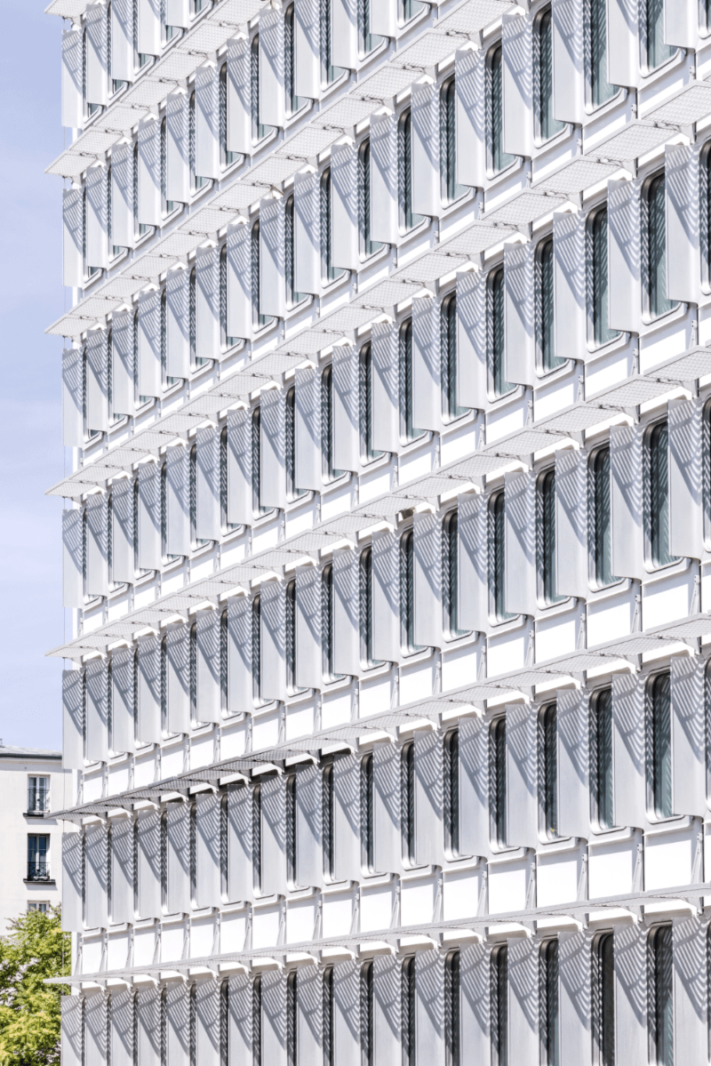 Zoom sur les façades de l'unesco